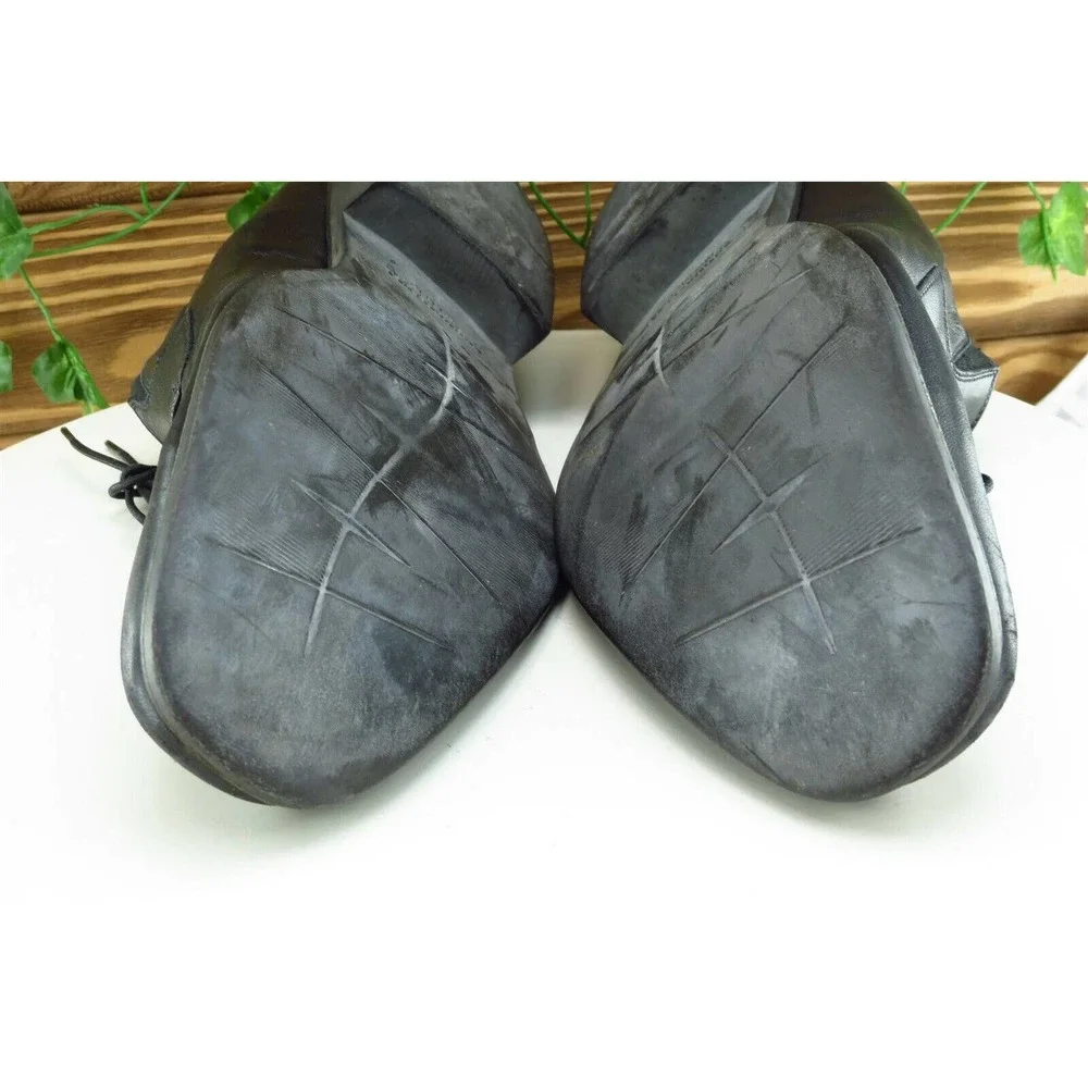 Bruno Magli Shoes Sz 10.5 M Black Derby‎ Oxfords Leather Men